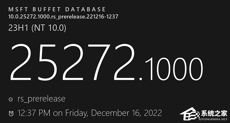 2023首更！MicrosoftWin11 Insider Preview Build 25272.1000发布！
